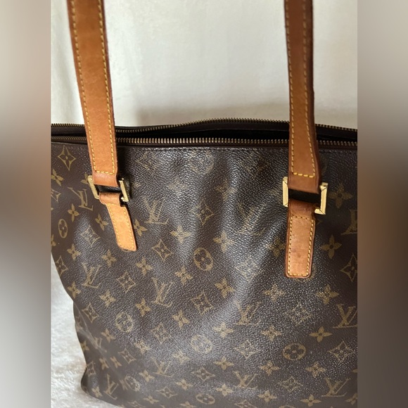 LOUIS VUITTON Monogram Cabas Mezzo Tote Bag - AUTHENTIC And BEAUTIFUL! - Picture 4 of 15